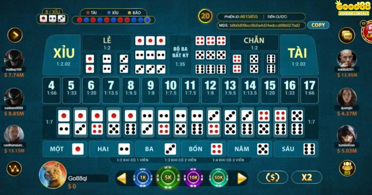 Cách Chơi Sicbo Good88 Cho Người Mới - Hướng Dẫn Chi Tiết 2 Hướng dẫn cách chơi Sicbo Good88 cho người mới bắt đầu